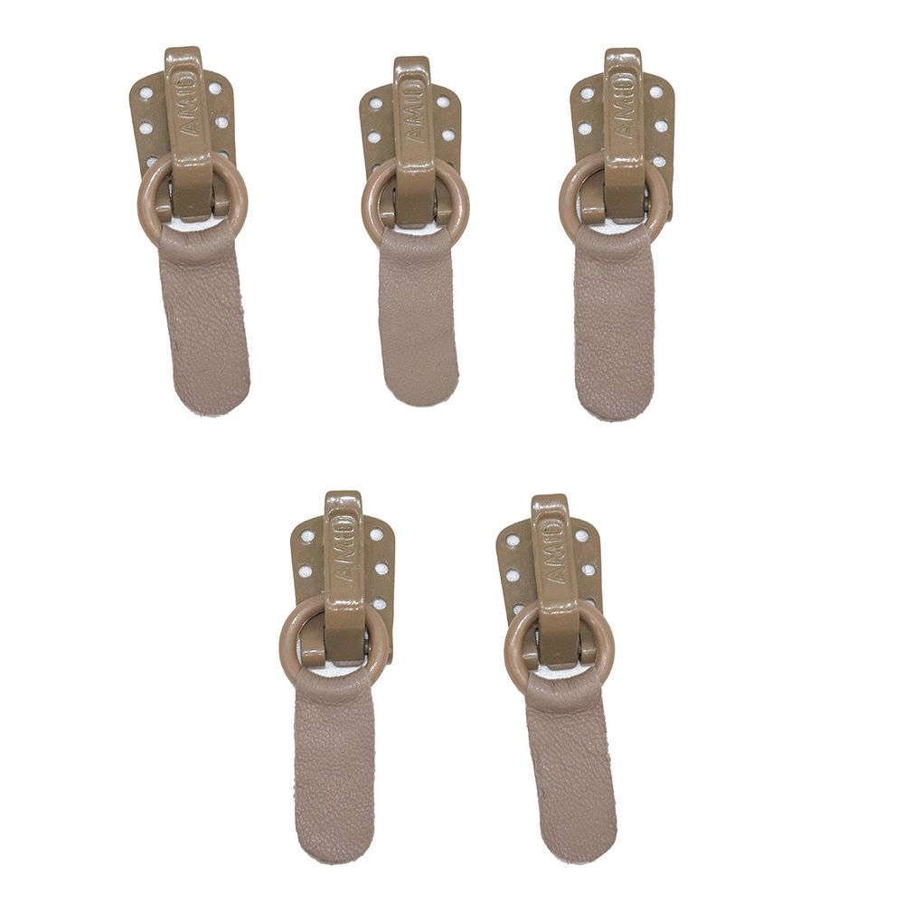 Крючок шубный Amii 50 мм, RAL 7006, 50 шт, т.бежевый