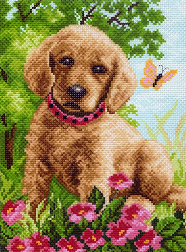 Набор для вышивания бисером Матренин Посад, На прогулке 28х37 см