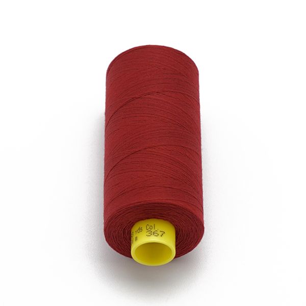 Нитка особо тонкая Gutermann Mara №150 (150/2), 1000 м, 713953, цв. 367 рубиновый, 1 катушка
