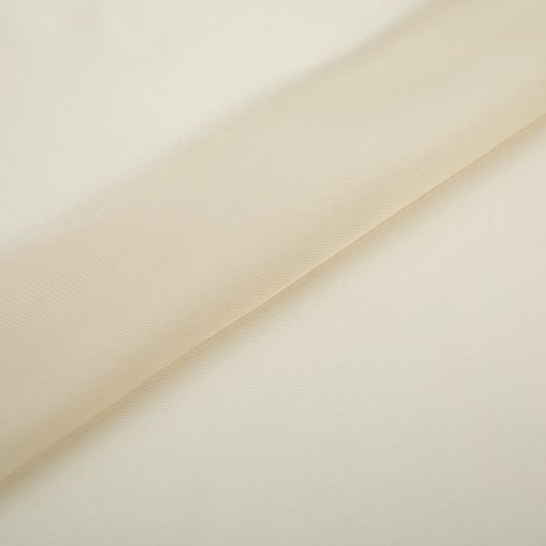 Ткань подкладочная (таффета) 180Т, 57 г/м², 500х152 см, 451 кремовый, Gamma 180Т