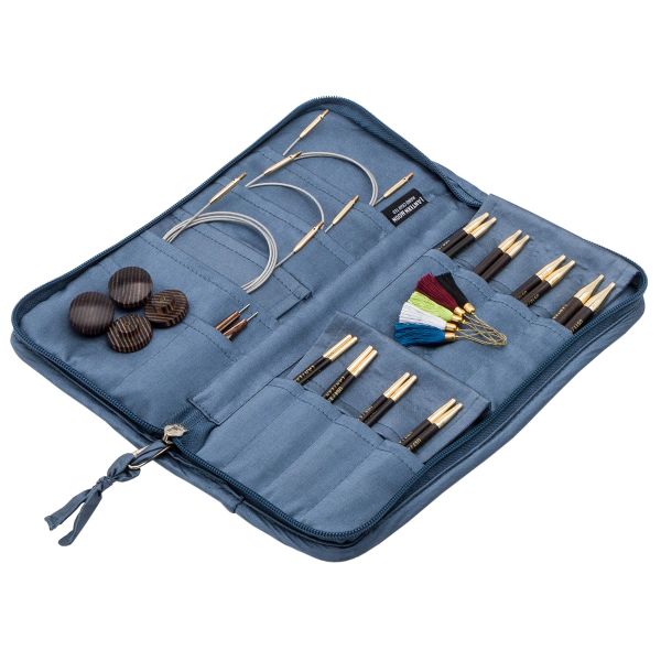 Набор съемных спиц Knit Pro Lantern Moon Glory, 13 см, 8 пар (3-8 мм), эбеновое дерево, 350303