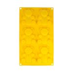 Форма силиконовая для пирожных 30.5х18х1.8 см, мишки-6 ячеек, S-Chief SPC-0334