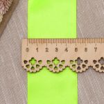 Лента атласная 1-сторонняя 50.0 мм / 22.86±1 метров, аналог 7730446, 57 салатовый, DDZ2401, Globus