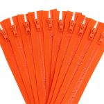 Молния трактор Arta Т6 (6 мм) 1 зам., н/раз., 18 см, цв. 005 оранжевый, уп.10 шт