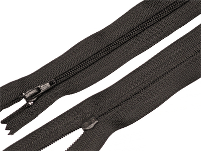 Молния спираль (витая) (цв.SBS) брючная Т3 (3 мм) 1 зам., н/раз., 20 см, автомат, S-176 коричневый, уп.5000 шт