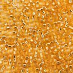 Бисер Miyuki Round 11/0 (2.1 мм), 2 мм, 25 г (5х5 г), №0003 золотистый, Япония