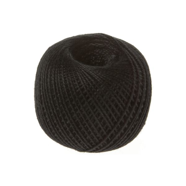 Пряжа ПНК им.Кирова Ирис / уп.20 мот. по 25 г, 150 м, 7214 черный