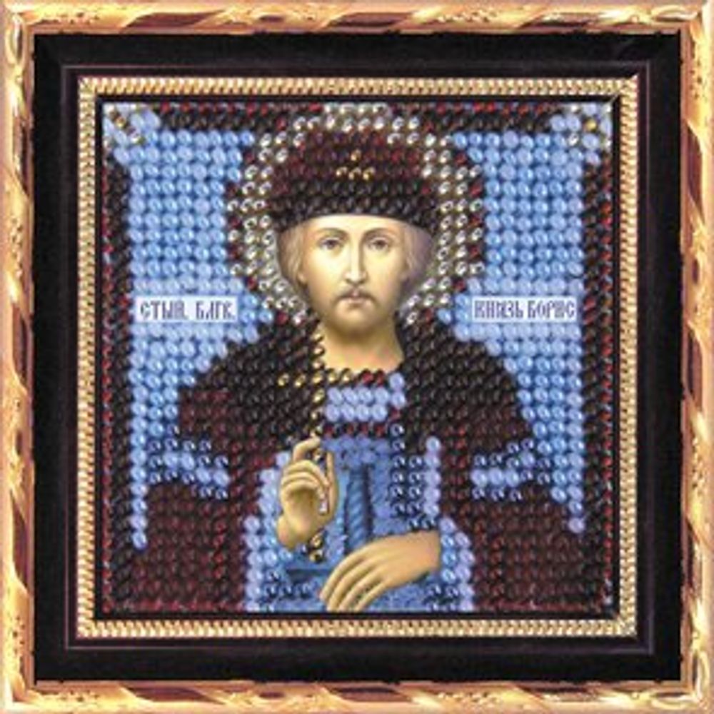 Вышивальная мозаика, Св.Блг. Кн. Борис 6,5х6,5 см