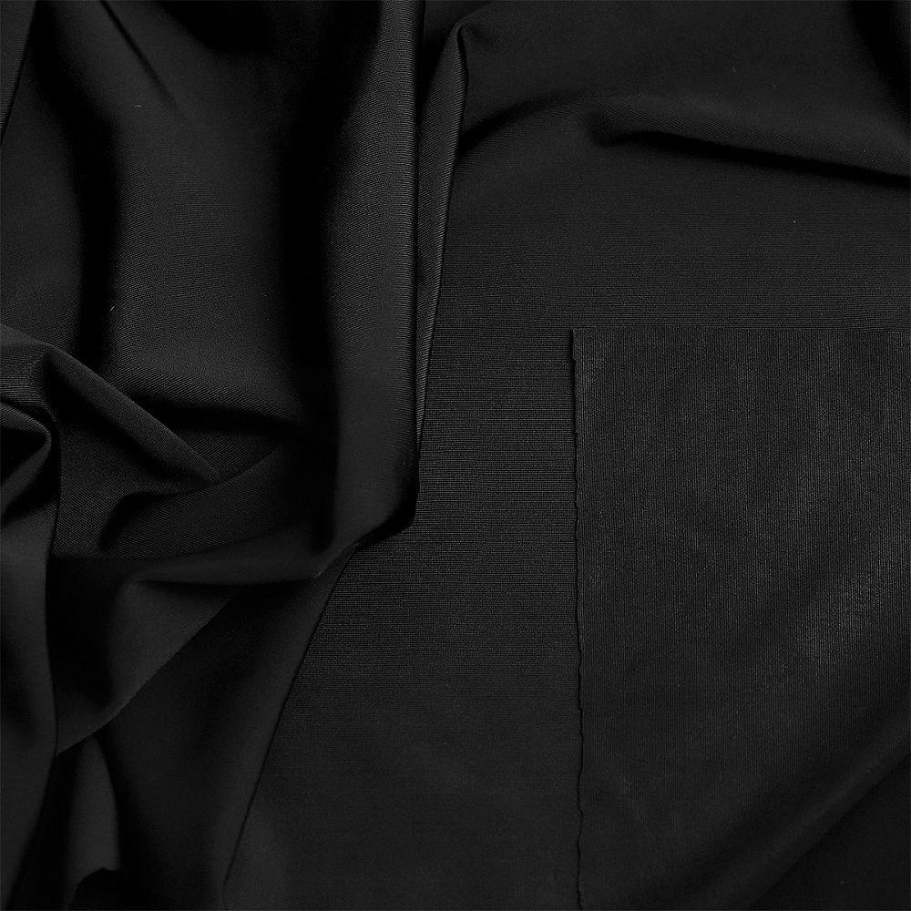 Микрофибра для нижнего белья 125 г/м², 152 см / 25-30 кг (1 кг = 4.7 метров), TBY.OLG004.170, цв.170 черный