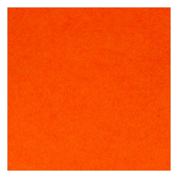 Фетр листовой 1 мм, 30х45 см, 60% вискоза, 40% шерсть, 208/5 яр.оранжевый, Gamma А-270/250