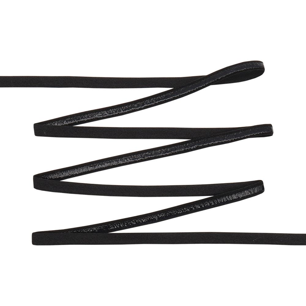 Резинка бельевая (бретелечная) с силиконом 8.0 мм / 50 метров, черный