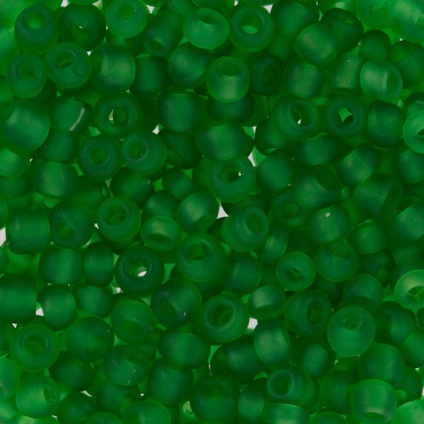 Бисер Zlatka 8/0, 100 г (10х10 г), №0007BM т.зеленый, GR