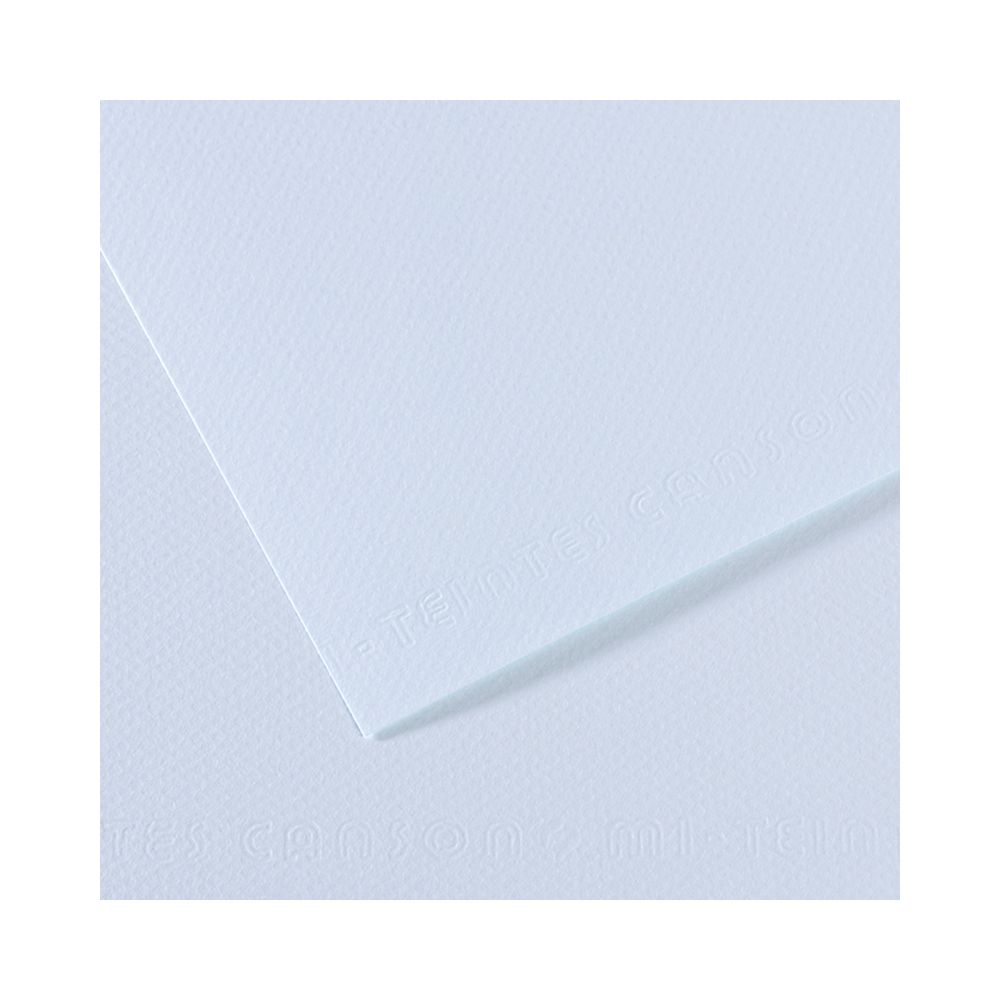 Бумага для пастели 160 г/м², 75х110 см, 25 листов, №102 лазурный, Canson Mi-Teintes C200321297