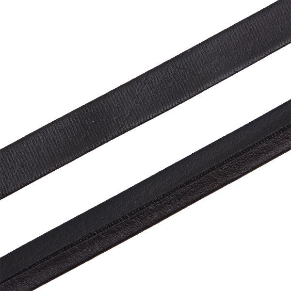 Косая бейка кожзам 10 мм / 45 метров, черный