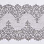 Кружево бельевое эластичное 230 мм / 3 м, 8036 цв.F310 серый, Kruzhevo