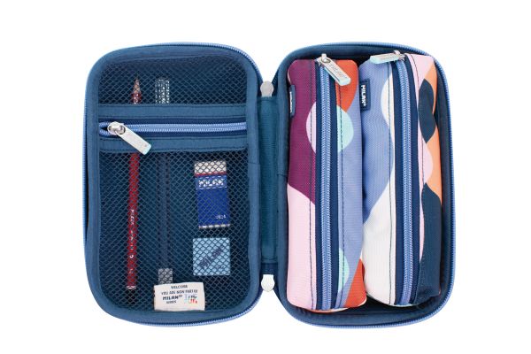 Пенал канцелярский 19.5х12.5х7 см, 100% нейлон, 08874FN, Milan