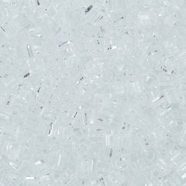 Бисер Toho Cube 1 (1.5 мм), 500 г, 0001 прозрачный