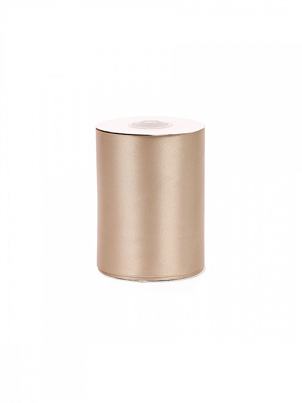 Лента атласная 1-сторонняя 100.0 мм / 22.5±1 метра, 3009 бежевый, Magic4Hobby