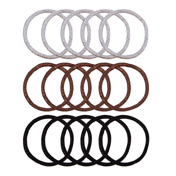 Набор резинок для волос 75 шт (5х15 шт), №01, Cherry Mary V/R6209