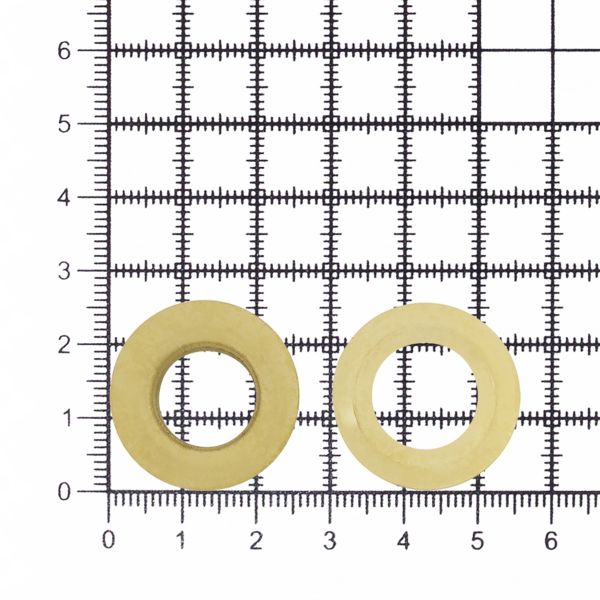 Люверсы металл ⌀13.0 мм (внутр.), h7 мм (внутр.), №28, металл, New Star, золото, уп≈1000 шт
