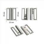 Пряжка-застежка для купальников металл 25.0 мм, 125SW цв.никель уп.10 шт