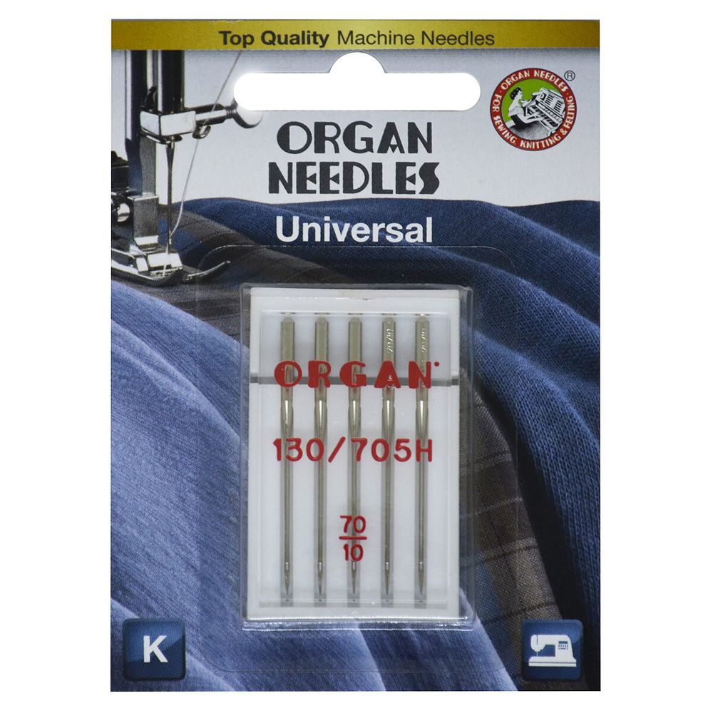 Иглы Organ универсальные 5/70 Blister