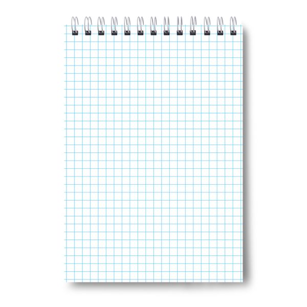 Блокнот на гребне A5 60 л., 4 шт, клетка, Проснись и ной 01254, Светоч Б130