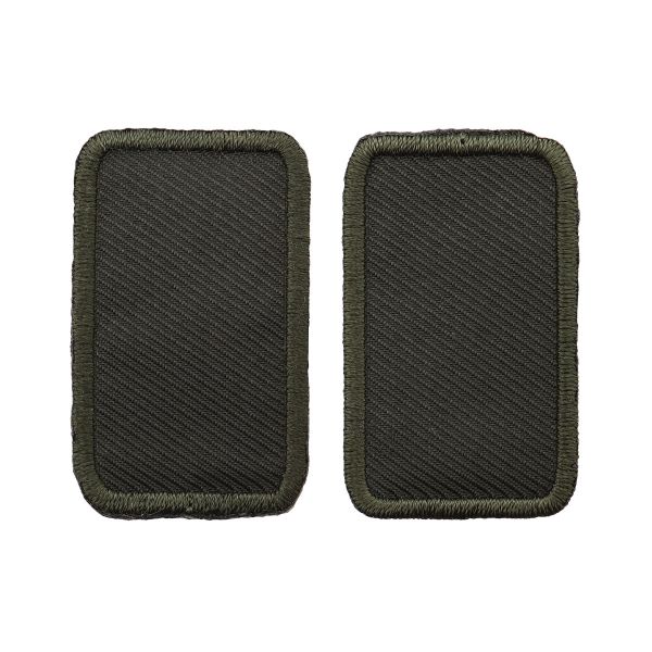 Термоаппликация Прямоугольник 5,5х2,5см, уп. 2 шт, цв.хаки