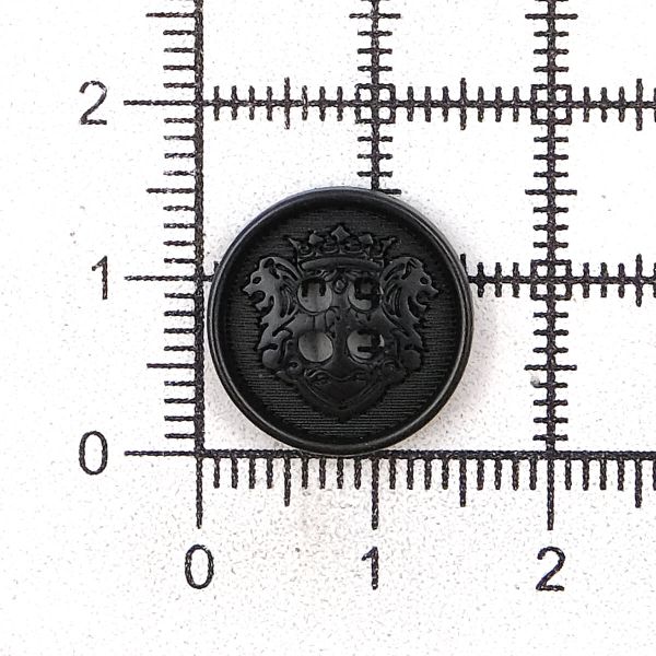 Пуговицы 4 прокола 24L (Blk-200 (черный)) CN, 144 шт, S090084