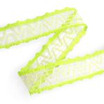 Тесьма отделочная ажурная 38 мм, 25 м, (05 салатовый)