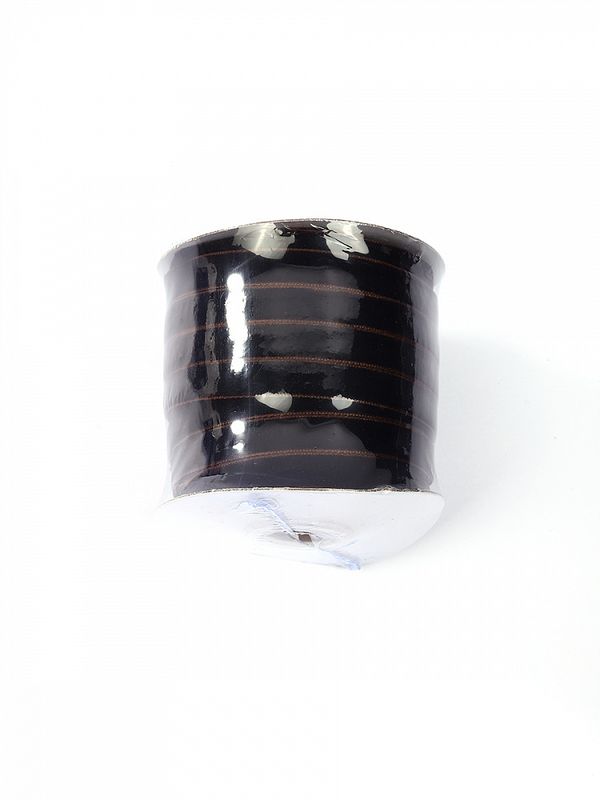 Лента бархатная (тесьма) 10.0 мм / 22.86±1 метров, арт.10VR72 нейлон цв.коричневый