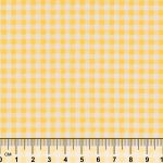 Ткань для пэчворка Peppy Бабушкин сундучок, отрез 50х55 см, 140 г/м², БС-47 клетка бл. желтый, Peppy
