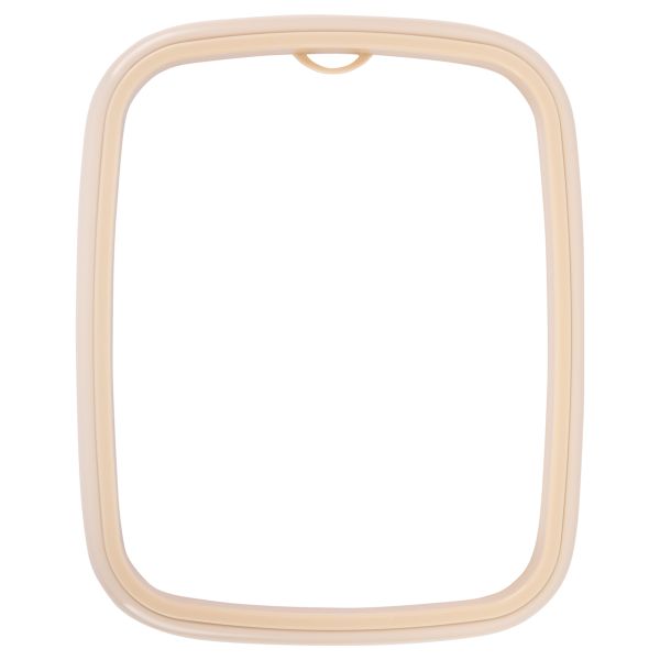 Пяльцы-рамка прямоугольные пластик 155х195 мм, 1 шт, 01 кремовый, Gamma ПКБ-2