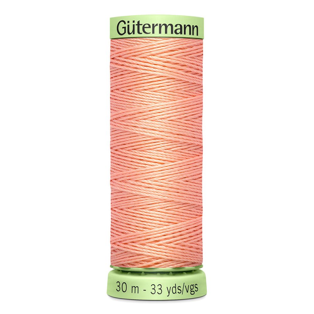 Нитки отделочные Gutermann Top Stitch, 30м, 586 спелый персик, 5 катушек