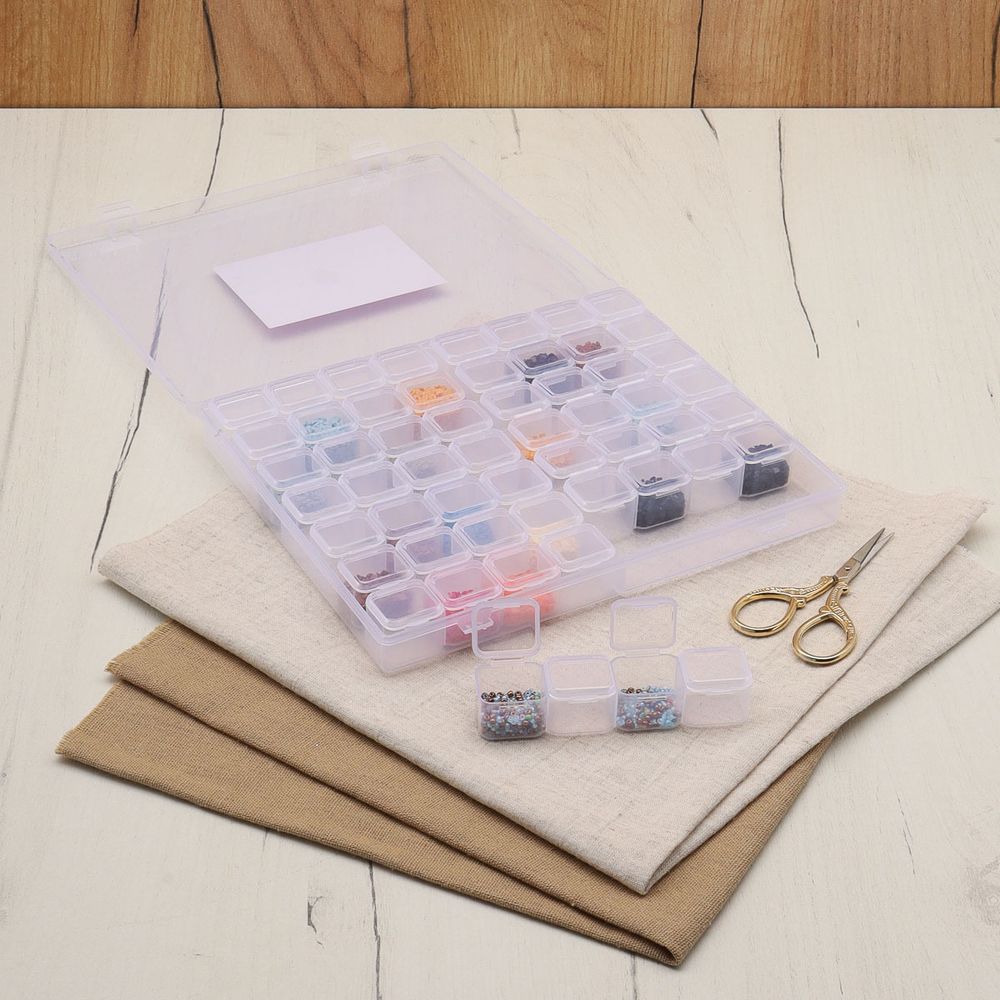 Органайзер с 56 ячейками 21х17.5х2.5 см Hobby&Pro, 29667