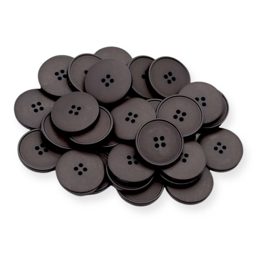 Пуговицы 4 прокола 40L (25мм), (Brown2 (коричневый2)), 36 шт