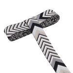 Стропа (ременная лента) 38 мм / 3 метра, [40 г/пог.м], с принтом 2-сторонняя, D147 серый/черный, 3Al354