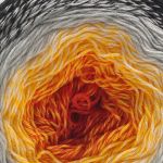 Пряжа YarnArt (ЯрнАрт) Flowers / уп.2 мот. по 250 г, 1000м, 259 секционный