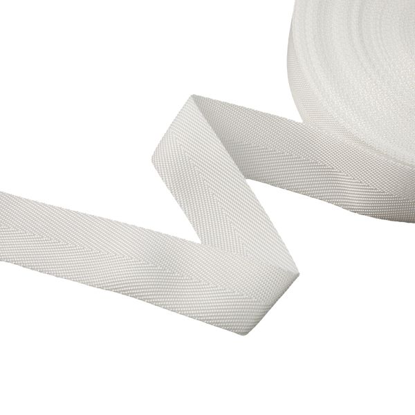 Стропа (ременная лента) 40 мм / 50 метров, толщ. 1.14 мм, [20 г/пог.м], 100% п/п, белый, Gamma G-40 W