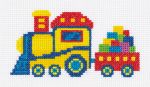 Набор для вышивания нитками Klart, Паровозик