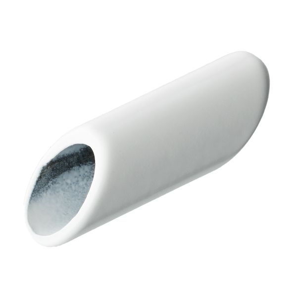 Наконечник для шнура металл 22х7 мм, 20 шт, №02 белый, Gamma GB 1654