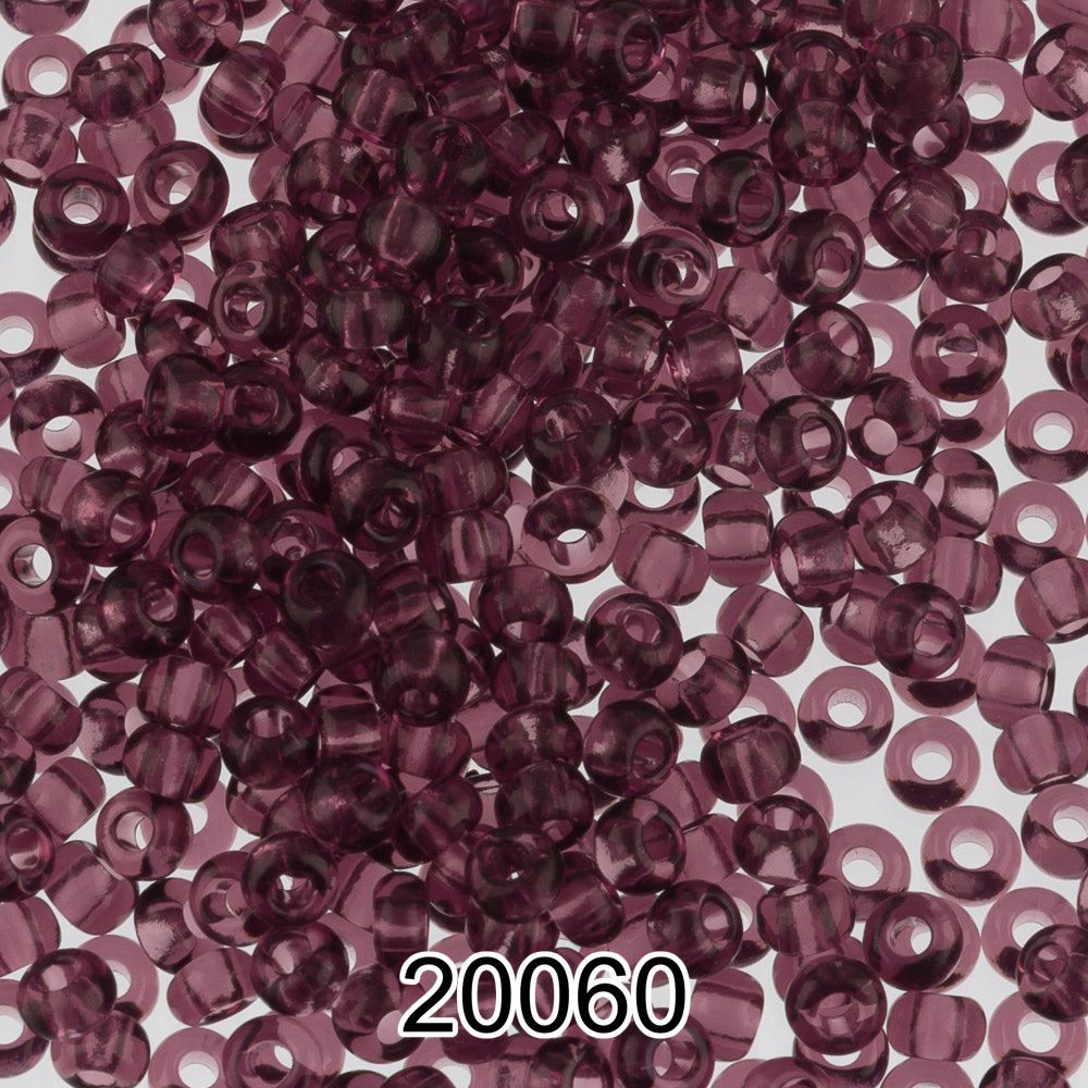 Бисер Preciosa круглый 10/0, 2.3 мм, 500 г, 20060 (Ф096) лиловый