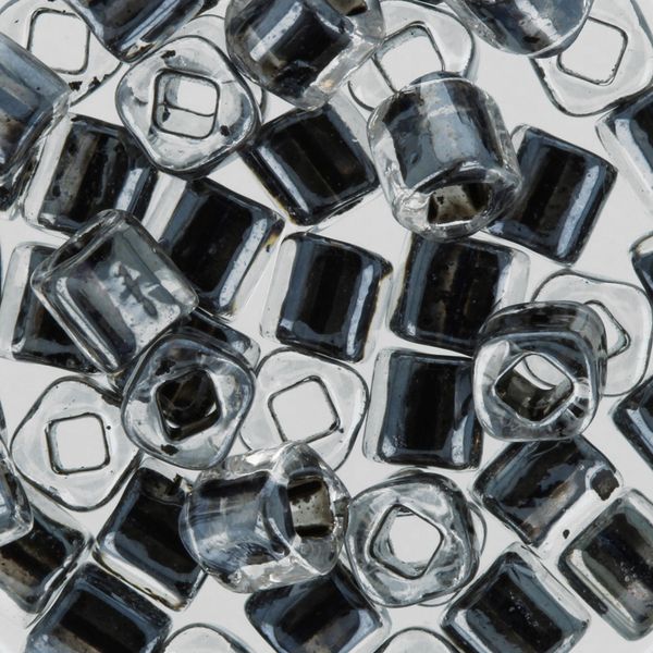 Бисер Toho Cube 4 мм, 25 г (5х5 г), 0344 черный