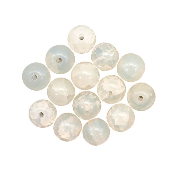 Бусины стекло ⌀6 мм, кракле нефритовое, 59 шт, Astra&Craft, 5