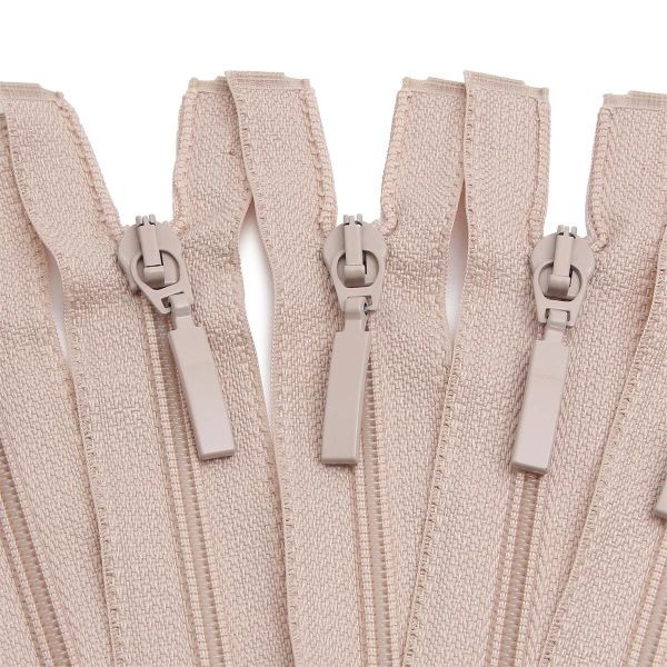 Молния спираль (витая) Arta Т5 (5 мм) 1 зам., разъем., 50 см, цв. 572 св.бежевый, уп.5 шт