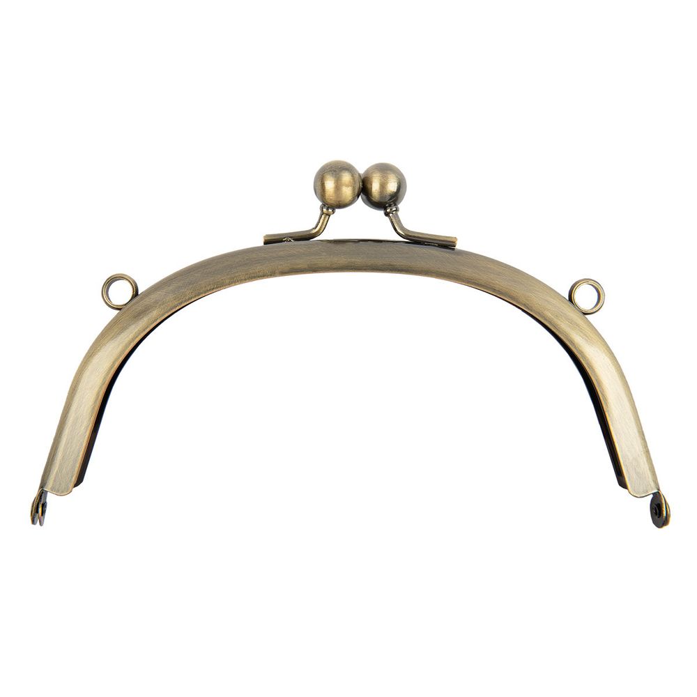 Застежка для сумки фермуар 16.5х10.5 см, 1 шт, 02 под состаренную бронзу, Gamma FER-23