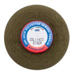 Нитки швейные Euron mH 40/2, 5000 ярд, 1423 темный хаки, 1 катушка
