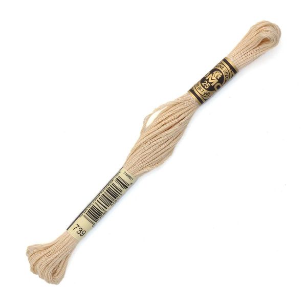 Мулине DMC 117 (739), 12 мотков по 8 метров