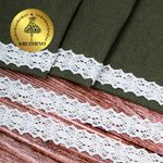 Кружево вязаное (тесьма) 20 мм, диз. 294, цв.02 белый, уп. 50 м, Kruzhevo