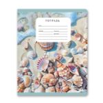 Тетрадь ученическая школьная, выборочные блёстки, A5+ 24 л. на скобе 65 г/м², белизна 100 %, 15 шт, клетка, 01131 Красота природы, Светоч Т84